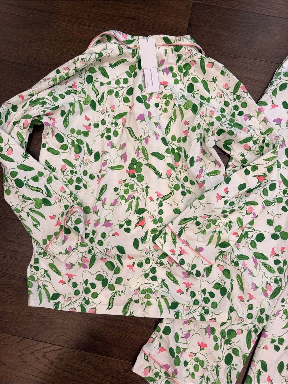 Bedhead PJs Long Sleeve Classic PJ Set in Peas in a Pod Size Small NWT C48-012 - Picture 9 of 10